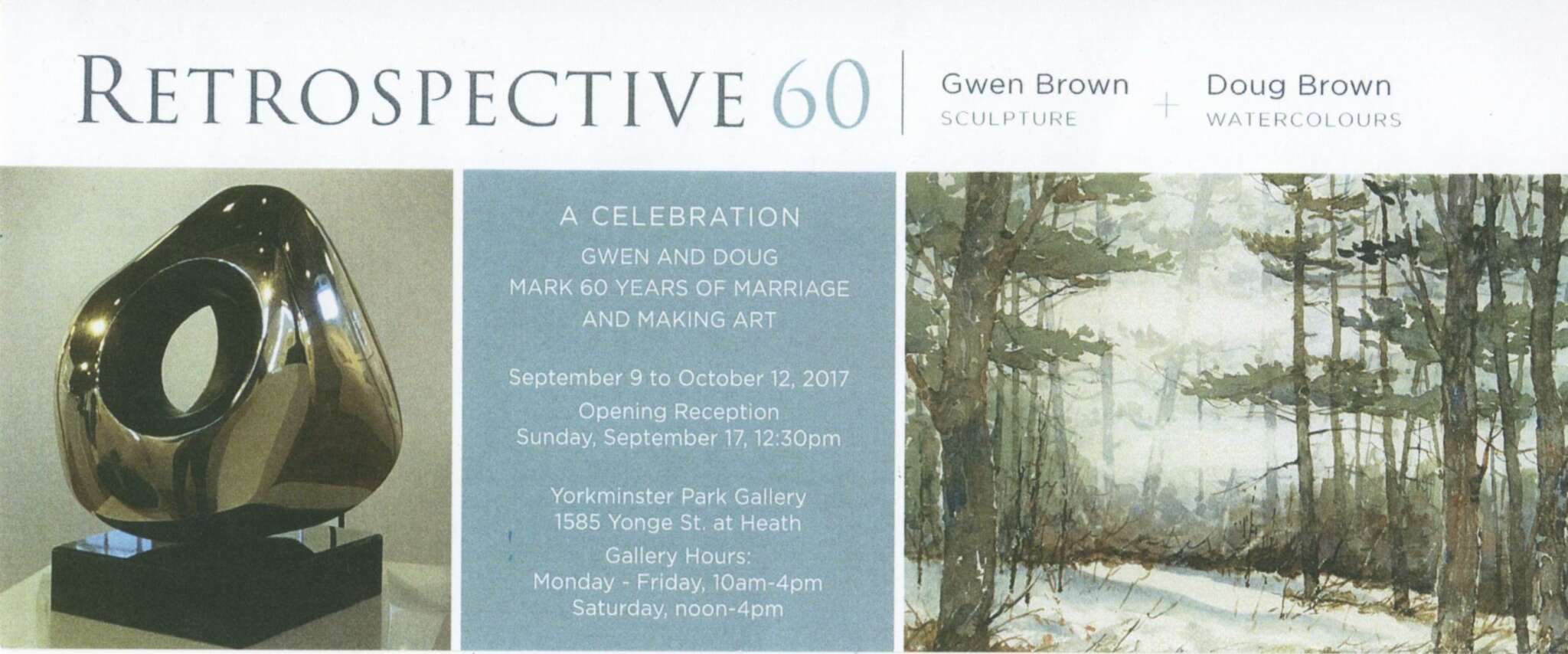 RETROSPECTIVE 60  Gwen Brown + Doug Brown