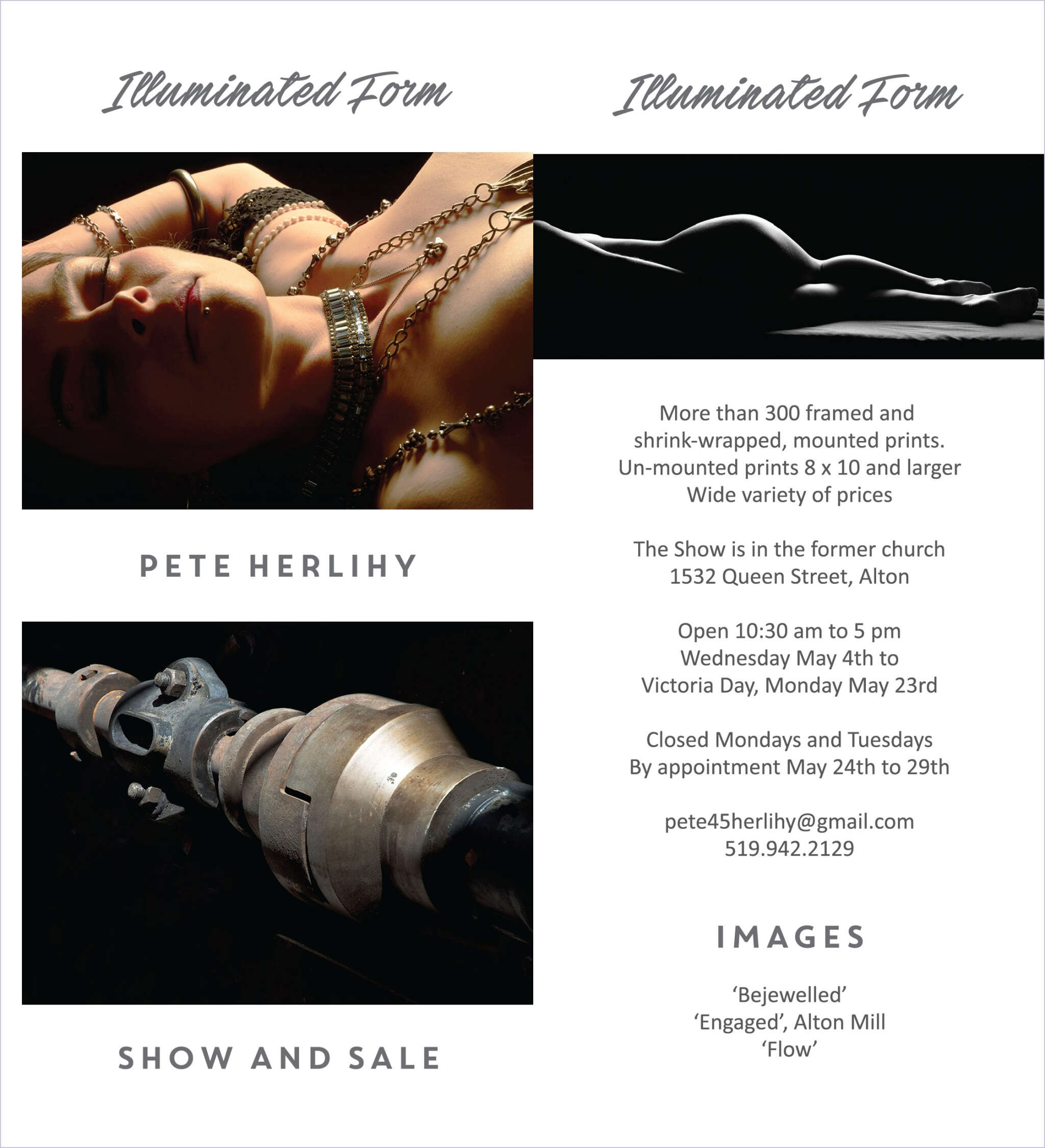 Illuminated Form -  Photography Show and Sale