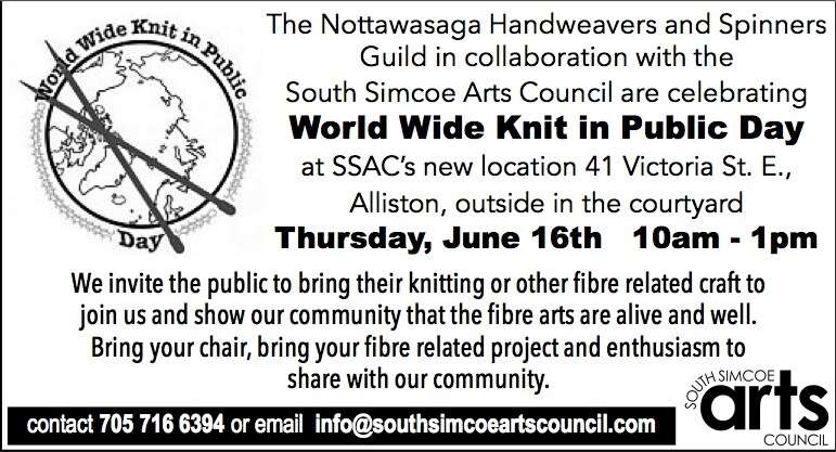 Reminder:  You are invited to World Wide Knit in Public Day